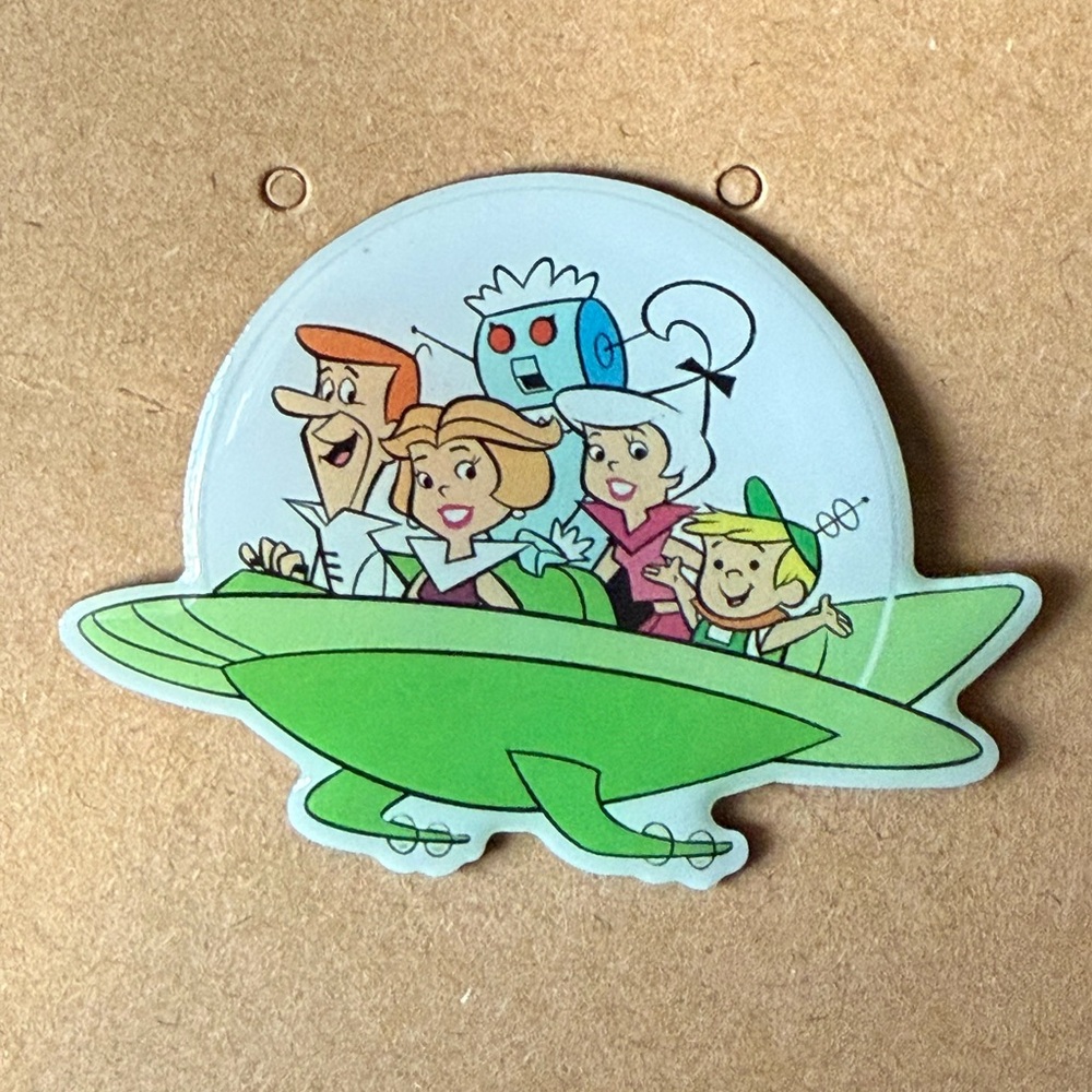 Jetsons Family Spaceship Enamel Pin